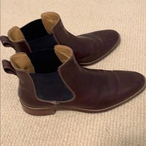 Size 12M Brown Leather Cole Haan Chelsea boots